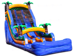 20FT TROPICAL THUNDER DUAL LANE SLIDE